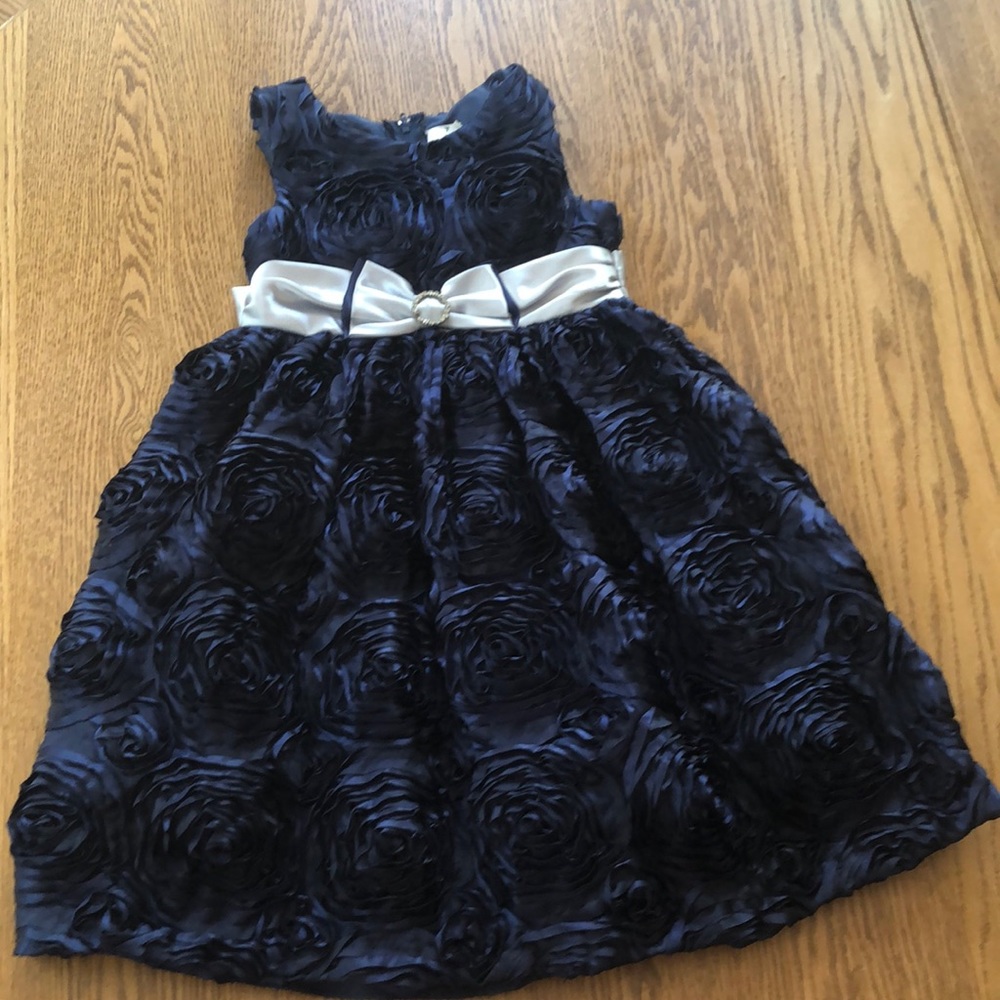 Navy blue rave editions dress